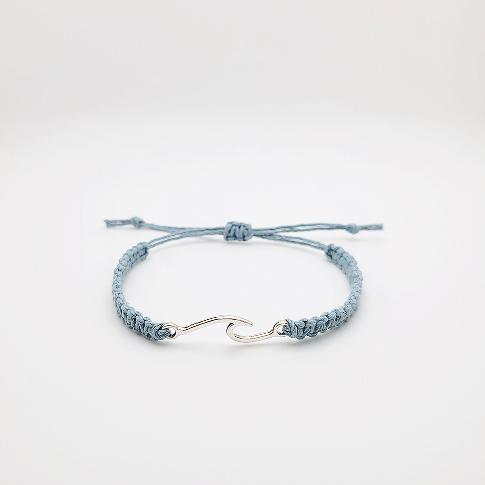 A simple reminder you are never alone, even in life’s deepest waters. This handmade bracelet features a delicate wave design inspired by Isaiah 43:2 on soft adjustable hemp cord, creating a minimalist piece that is both meaningful and easy to wear.
